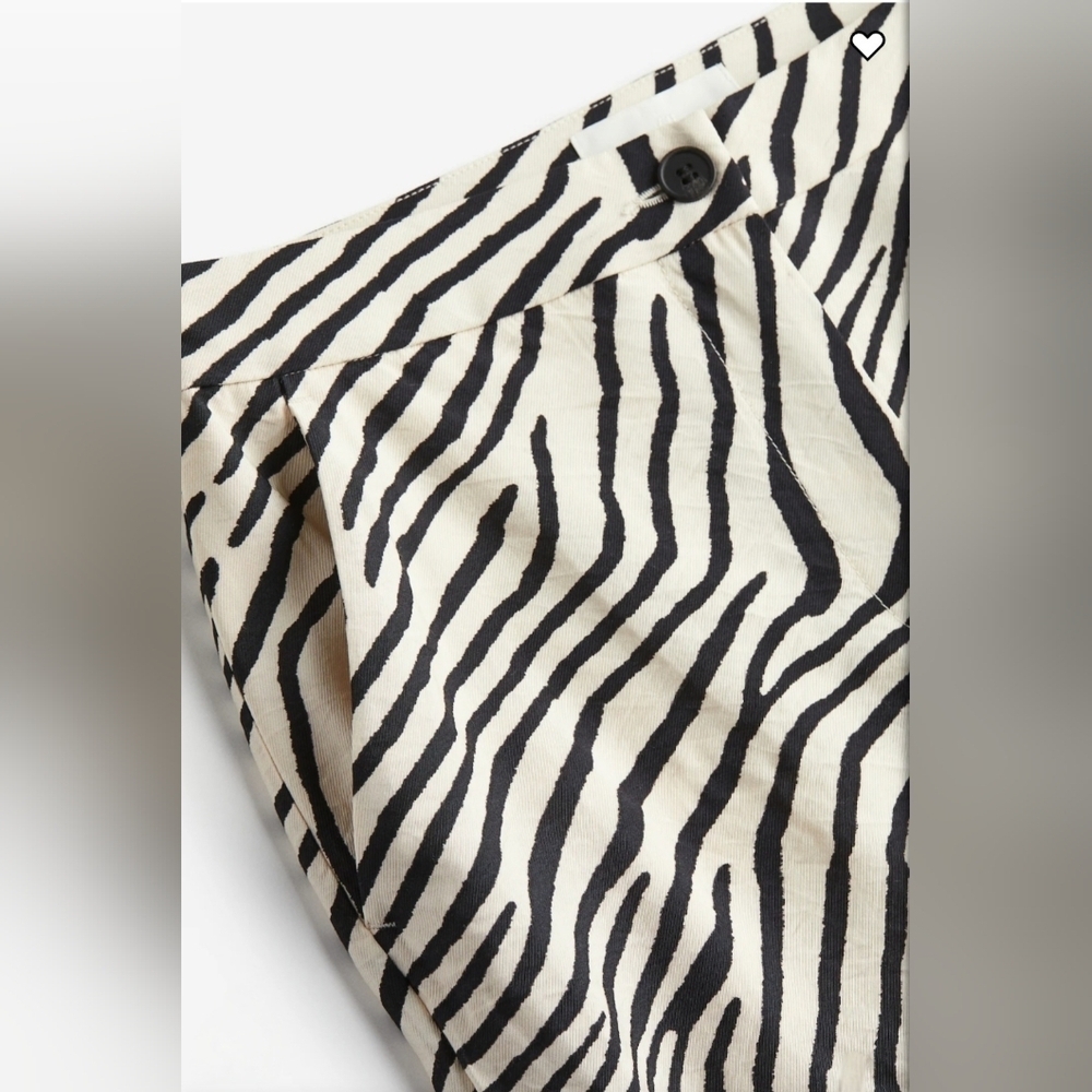 H&M Zebra Print Flared Pants - Sz 14 - Picture 5 of 5